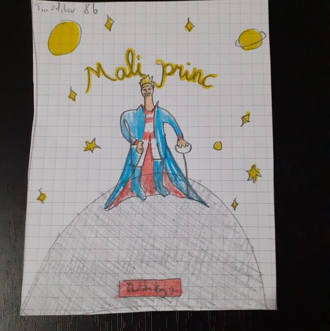 Radovi osmaša inspirirani lektirom „Mali princ“ povodom došašća