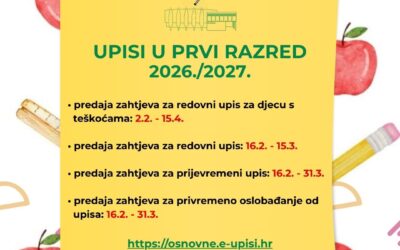 Upisi u prvi razred