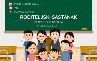 Roditeljski sastanak prvih razreda 2026./2027.