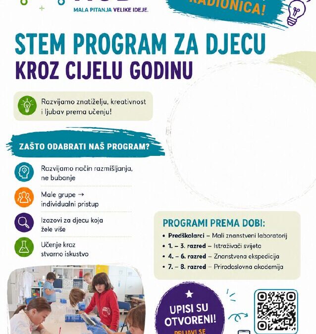 Istraživački Hub organizira STEM programe